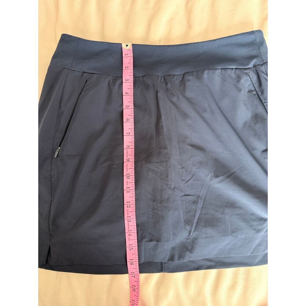 Athleta Dark Blue Soho Skort Athletic Pockets Size 12 - Picture 6 of 9